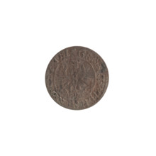 szelag, Pfahler, Ernest; the Wislica hoard (numism); Obv. Prussian eagle, on its chest the crowned