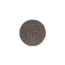 szelag by Ernest Pfahler, Wislica hoard (numism), obverse: Prussian eagle with crowned letter S on