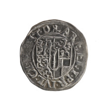 one-and-a-half, Henryk Laffert (1612–1615), cross (iconographic), orb of rule (iconographic), coats