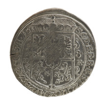 Krzysztof (Christoph) Melchior. Obverse: bust facing right in mitre and electoral mantle; right