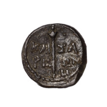 bronze coin, Pantikapaion (as Kaisarea), scepters, woman's head (iconographic), woman's head in