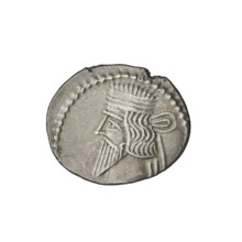 drachma, Vologases I (51–79). Obv.: bust of Vologases I left, wearing a diadem, with a long beard