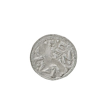 Denarius (princely type) of Boleslaw II the Bold (King of Poland, 1058–1079). Obverse: head to the
