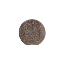 szelag; maker: George William (Georg Wilhelm); obverse: Prussian eagle with crowned letter S on its