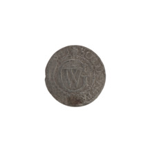szelag; Obv. Prussian eagle, on its chest the crowned letter S; rosettes; Hohenzollern (coat of