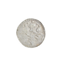 Denarius (royal type), Boleslaw II the Bold (King of Poland; r. 1058–1079). Royal type coin.