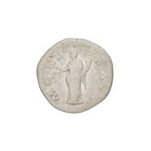 Denarius of Hadrian (76–138; Roman emperor 117–138). Obverse: HADRIANVS AVG COS III PP — head of