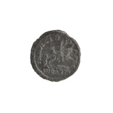 Denarius (unofficial), Dea Caelestis on a lion; Obv.: SEVERVS PIVS AVG — head of Septimius Severus