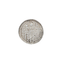 Denarius (royal type) of Boleslaw II the Bold (King of Poland, 1058–1079). Obverse: crowned bust of