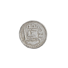 Denarius (royal type) of Boleslaw II the Bold (king of Poland; r. 1058–1079). Obverse: crowned bust