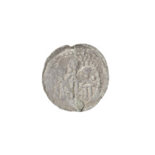 Denarius (royal type) of Boleslaw II the Bold (King of Poland; 1058–1079). Obverse: Crowned bust of