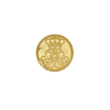 Trial coin (quarter-ducat), Augustus II the Strong (king of Poland; 1697–1706, 1709–1733), Augustus