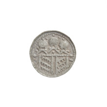 Denarius (royal type) of Boleslaw II the Bold (king of Poland; 1058–1079). Obverse: crowned bust of