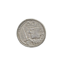Denarius (royal type) of Boleslaw II the Bold (king of Poland; r. 1058–1079). Obverse: Crowned bust