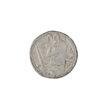Denarius (royal type), Boleslaw II the Bold (king of Poland; r. 1058–1079); Obverse: crowned bust