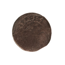 szelag; obverse: Prussian eagle. Along the rim, between the pearly borders, an inscription