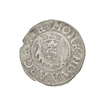 szelag, Gotard Kettler (Duke of Courland and Semigallia; 1561–1587); obverse: crowned monogram