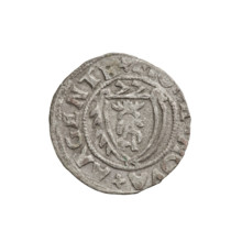 szelag; Gotard Kettler (Duke of Courland and Semigallia; r. 1561–1587); emblems of the Kettler