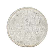 Trojak (with a bust of Wilhelm Kettler). Obverse: in the border a male bust turned to the right