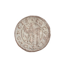 szelag, Jakub Kettler (Duke of Courland and Semigallia; 1642–1682), monogram under the ducal mitre