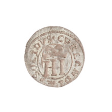 szelag, Jakub Kettler (Duke of Courland and Semigallia; 1642–1682), monogram under the ducal mitre