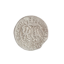Grosz. Maker: Justyn Karol Schröder (master of the Mitawa mint 1763–1764). Obverse: Ernest Jan