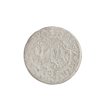 grosz; maker: Justyn Karol Schröder (master of the Mitawa mint 1763–1764); subject: Ernest Jan