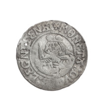 Frederick II (Duke of Brzeg-Legnica; 1480–1547) coin depicting eagles and the Silesian eagle