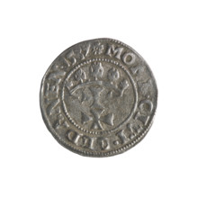 Gdansk szelag, Sigismund I the Old (King of Poland; 1506–1548). Obverse: Eagle of Royal Prussia; in