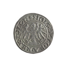 Gdansk szelag, Sigismund I the Old (King of Poland; 1506–1548). Obverse: Eagle of Royal Prussia; in