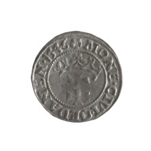 Gdansk szelag; Sigismund I the Old (King of Poland; 1506–1548). Obverse: Eagle of Royal Prussia; in