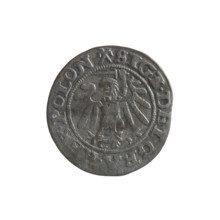 Gdansk szelag, Sigismund I the Old (King of Poland; 1506–1548); obverse: Eagle of Royal Prussia, in