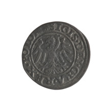 Gdansk szelag, Sigismund I the Old (King of Poland; 1506–1548). Obverse: Eagle of Royal Prussia, in