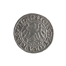 Gdansk szelag, Sigismund I the Old (King of Poland; 1506–1548); obverse: Eagle of Royal Prussia, in