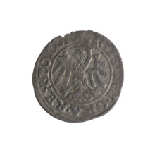 Gdansk szelag, Sigismund I the Old (King of Poland; 1506–1548); obverse: Eagle of Royal Prussia, in