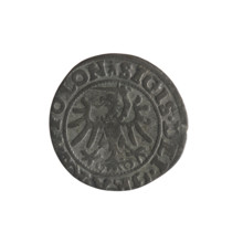 Gdansk szelag, Sigismund I the Old (King of Poland; 1506–1548). Obverse: Eagle of Royal Prussia; in