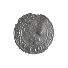 Gdansk szelag, Sigismund I the Old (King of Poland; 1506–1548). Obverse: Eagle of Royal Prussia; in