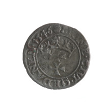 Gdansk szelag, Sigismund I the Old (King of Poland; 1506–1548). Obverse: Eagle of Royal Prussia; in