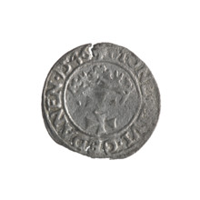 Gdansk szelag, Sigismund I the Old (King of Poland; r. 1506–1548). Obverse: Eagle of Royal Prussia;