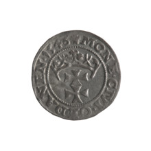Gdansk szelag, Sigismund I the Old (King of Poland; 1506–1548). Obverse: Eagle of Royal Prussia, in