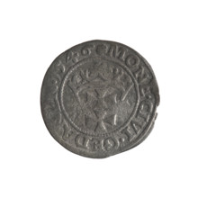 Gdansk szelag, Sigismund I the Old (King of Poland; 1506–1548). Obverse: Eagle of Royal Prussia; in