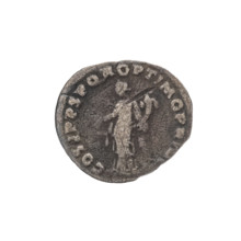 Denarius, Trajan (53–117; Roman emperor 98–117). Obverse: head of Trajan in laurel wreath facing