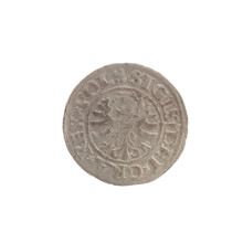Gdansk szelag, Sigismund I the Old (King of Poland; 1506–1548); Polish coin, Jagiellon dynasty.