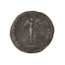 Trajan (53–117; Roman Emperor 98–117). Coin, Rome, 115–116. Weight 10.74 g. Obverse: head of Trajan