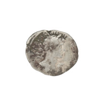 Denarius, Hadrian (76–138; Roman emperor 117–138). Obverse: bust of Hadrian right, laurel wreath in