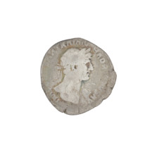 Denarius, Hadrian (76–138; Roman emperor 117–138). Obverse: bust of Hadrian facing right, laurel