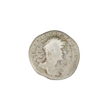 Denarius, Hadrian (76–138; Roman emperor 117–138). Obverse: Bust of Hadrian with laurel wreath