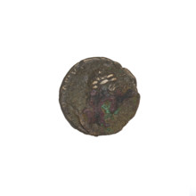 Quarter of Hadrian (76–138; Roman emperor 117–138). Obverse: bust of Hadrian right wearing a laurel
