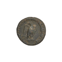 quarter, Hadrian (76–138; Roman emperor 117–138), eagles, feathers, wings, thunderbolts. Obv.:
