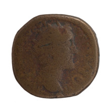 Dupondius, Antoninus Pius (86–161; Roman emperor 138–161), issuer; head of Antoninus Pius in a